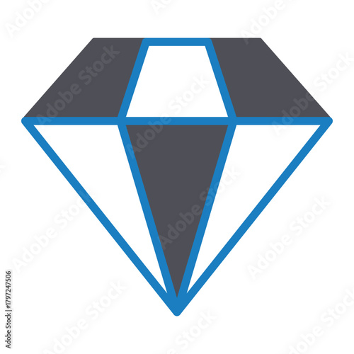 Diamond Vector Icon which can easily modify or edit