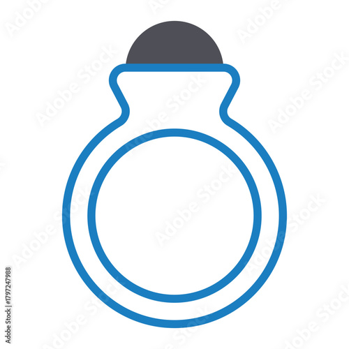 Diamond Ring Vector Icon which can easily modify or edit