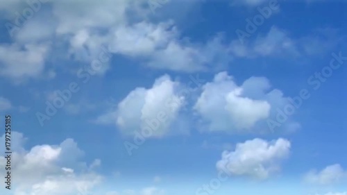 The view of the sky is very beautiful.