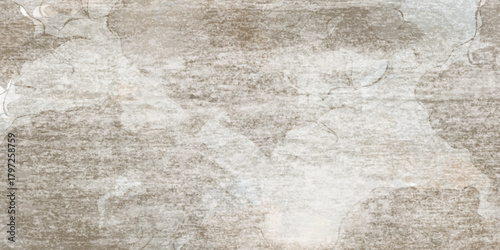 Brown watercolor texture with soft shadows creates a wash background. Suits artistic presentations, branding, photo backdrops, website designs, posters, and product staging in a studio. eps 10