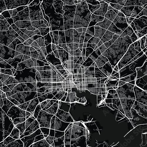 Baltimore City Map the s blueprint is revealed through its structured grid where each precise line guides you through the urban landscape with elegant simplicity begin of sentence, emphasizing.