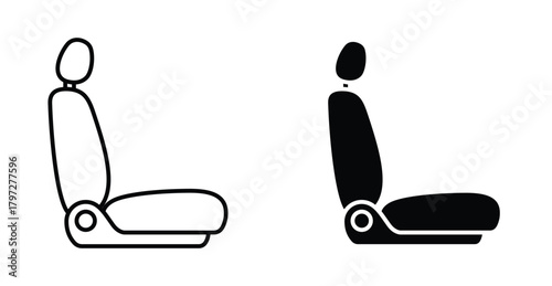 car driver seat icon