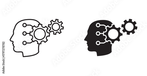 Critical thinking icon