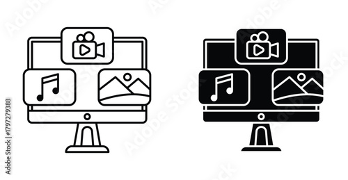 Digital content icon