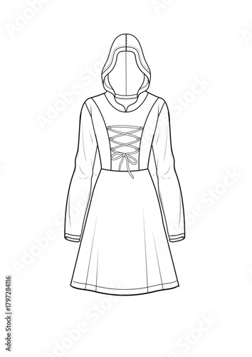 Hooded Dress