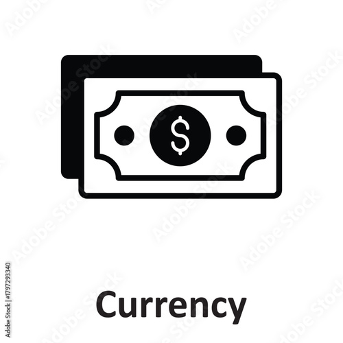 Currency Vector Icon which can easily modify or edit