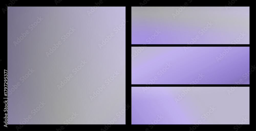 Fototapeta premium Subtle Gradient Background, cool grey and lavender purple, gentle color shift,