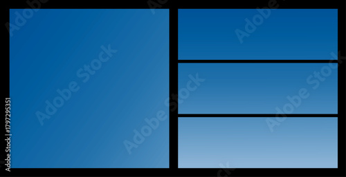Modern smooth abstract dark blue with noise for modern background design. Calm photo collages with gradient.	
