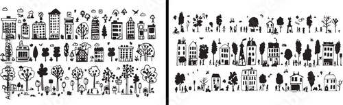 house clipart, building icons, city home vector, urban illustration, cozy house art, building pattern, architecture design, apartment graphics, real estate clipart, neighborhood vector

