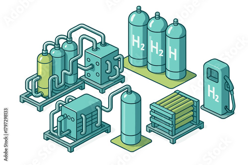Modular components for hydrogen energy production storage and refueling infrastructure system