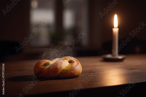 A serene, atmospheric, and ...