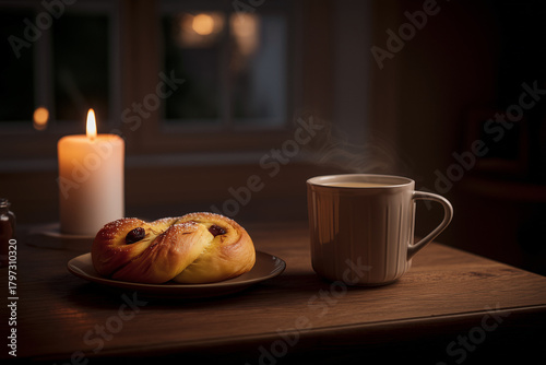 A "hygge" Christmas concept...