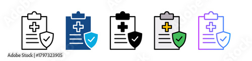 Health Insurance multiple icon