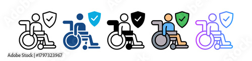 Disability Insurance multiple icon
