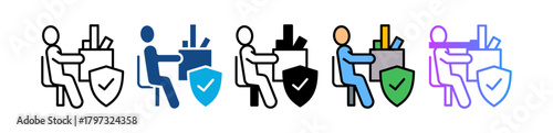 Job Loss Insurance multiple icon