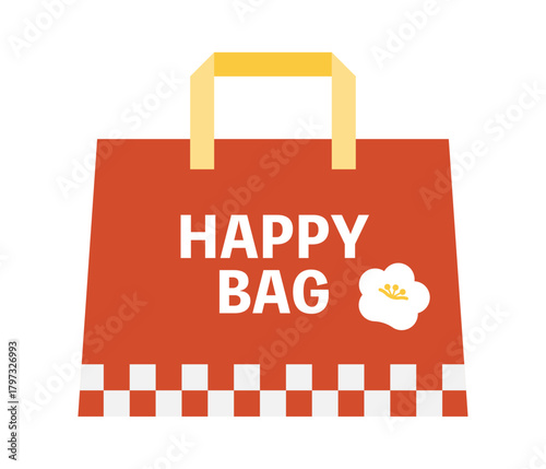 シンプルで可愛い福袋のパッケージイラスト