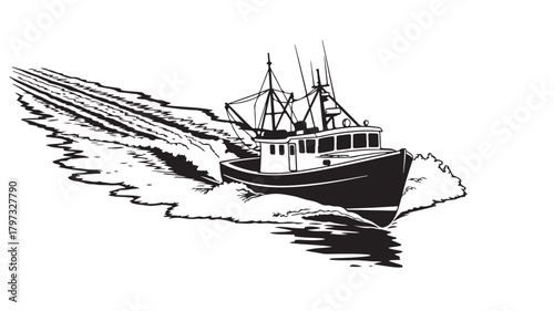 Experience the Thrill of Kiteboarding with a Sleek Black and White Design Perfect for Sport Enthusiasts and Water Adventure Seekers, a Dynamic Visual for Adrenaline Fueled Activity