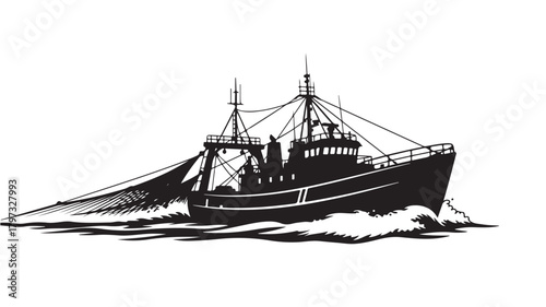 Exciting kayak fishing adventure with paddle in motion on a sunny day, feel the thrill of the catch, vector for outdoor enthusiasts and sporting goods promotions