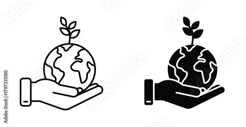 Environment icon graphic design. Vector icon illustrations