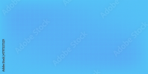 Purple and blue pop art retro background with halftone dotted design in comic style