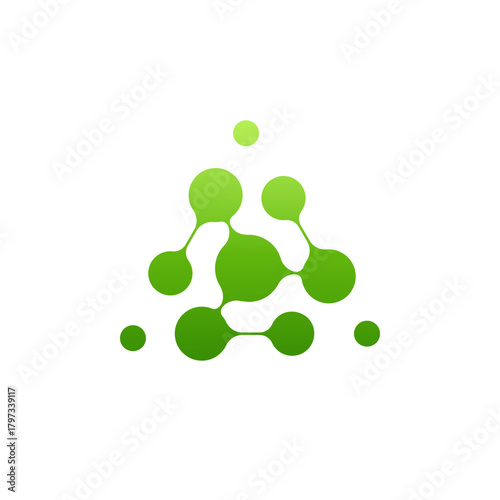 Molecule Structure triangle Pharma Business Symmetric, Linear Logo