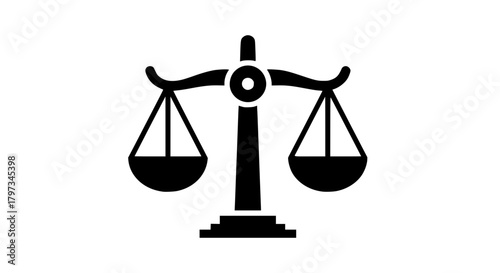 Scales of Justice Symbol of Fairness and Legal Balance 1.