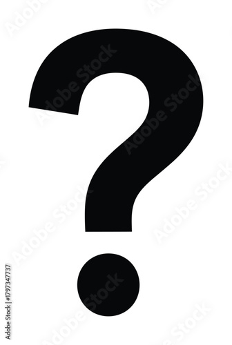 Question mark symbol icon graphic design unknown answer sign vector eps silhouette