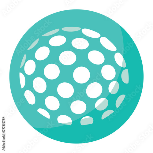 Abstract Globe Icon Design