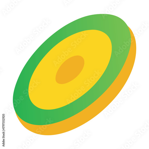 Avocado Slice Graphic