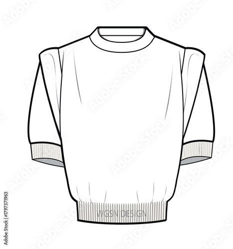 Sports Rib Sweatshirt