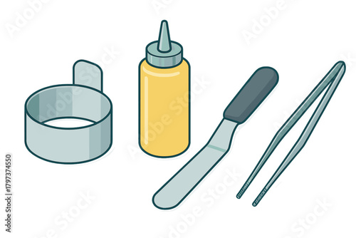 Essential gourmet kitchen tools for professional food plating and dessert decoration