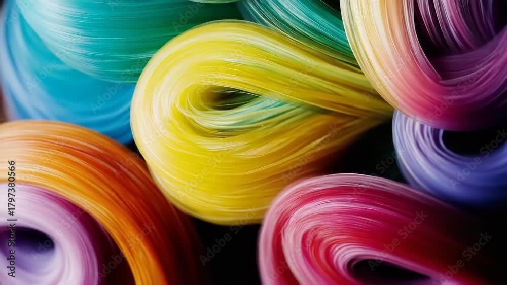 Turbo Color Code Gen Turbo creates a stunning display of overflowing colors in a vibrant ...
