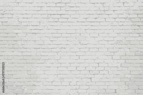 The texture of a vector illustration of a white brick wall
