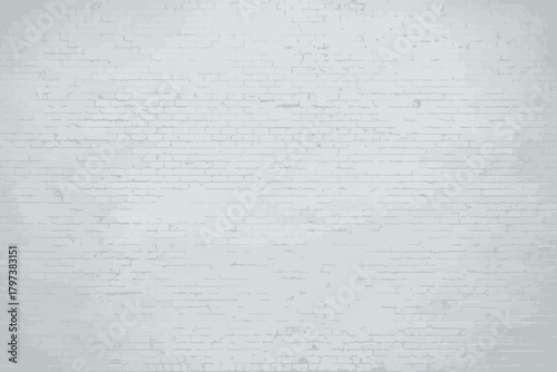 The texture of a vector illustration of a white brick wall