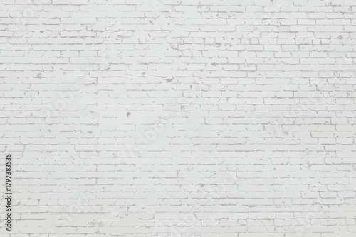 The texture of a vector illustration of a white brick wall