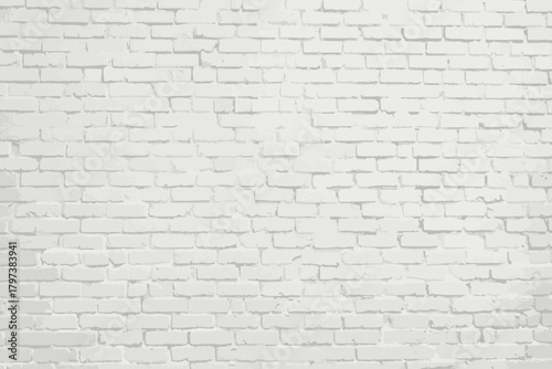 The texture of a vector illustration of a white brick wall