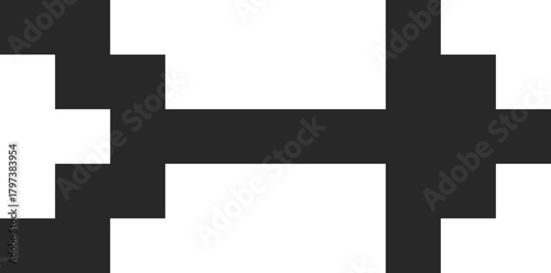 Pixel arrow  Pixel art different directions 8 bit gaming console style sign. Interface icon