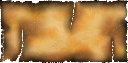 old paper with burnt edges