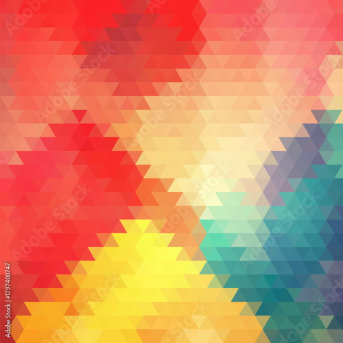 triangular background in polygonal style. Vector template for presentations, advertisements, brochures, banners and more. eps 10
