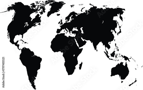 world map vector illustration