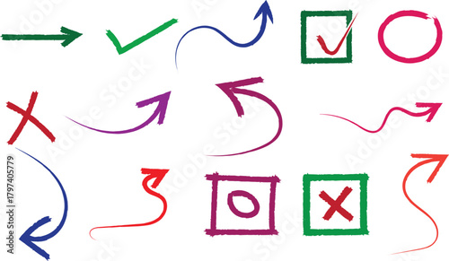 Vibrant abstract neon gradient curved lines vector set.