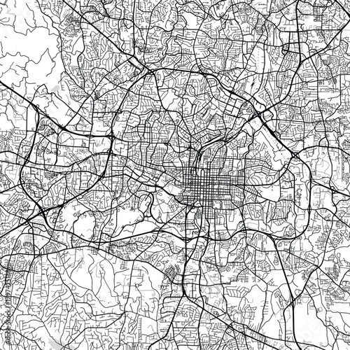 Raleigh City Map the s blueprint is revealed through a structured grid of streets guiding you through its urban core begin of sentence, emphasizing refined linework, with balanced composition.