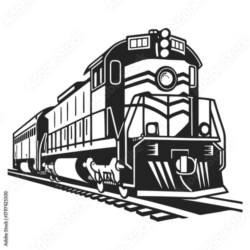 train vector illustration