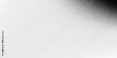 Grey gradient grain texture background gray black white monochrome smooth grainy backdrop design copy space