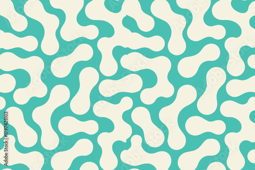 abstract blob pattern seamless background vector wallpaper texture repeat