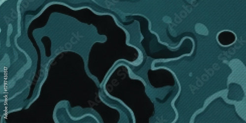 Rustic grunge texturedDark blue green background vector texture. Embossed marbled textured illustration. Color stucco for design interior. Abstract grunge template.