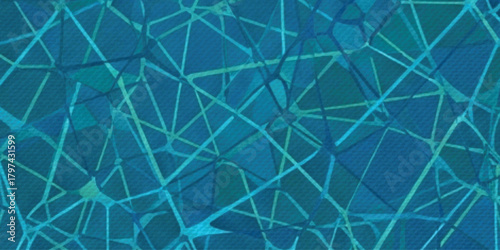 Rustic grunge texturedDark blue green background vector texture. Embossed marbled textured illustration. Color stucco for design interior. Abstract grunge template.