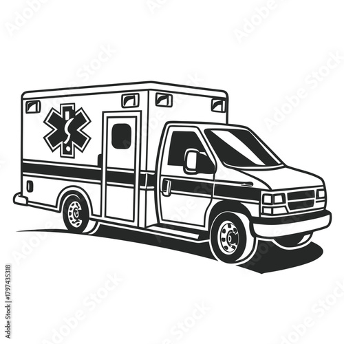 Ambulance car, a symbol of emergency medical services and rapid response, ready to provide urgent care and transport to hospitals