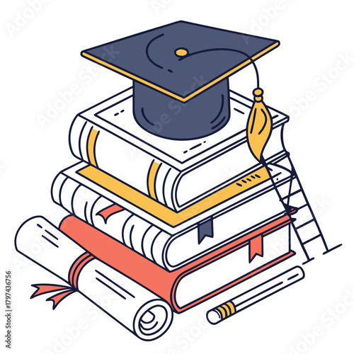 Graduation Cap clip art preview