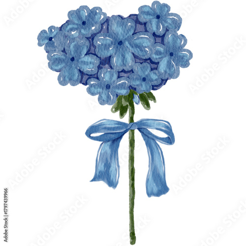 Blue Hydrangea 
